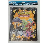 Ultra Pro Pokémon Cartera/Carpeta De 9 Bolsillos (Tyranitar Y Amigos) Negra
