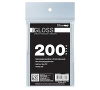 Ultra PRO - Protector de baraja transparente PRO-Gloss estándar de 200 unidades, protege y almacena tarjetas coleccionables, tarjetas deportivas, tarjetas MTG, D&D, tamaño para adaptarse a tarjetas de