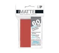 Ultra Pro Protectores De Cubierta Mate Pequeña 60 En Caja - Rojo