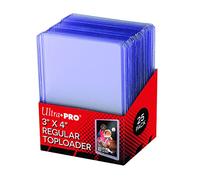 Ultra Pro Regular Toploader 63.5 mm x 88.9 mm (3 'x 4') Cartón- Pack of 25