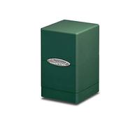 Ultra Pro- Satin Tower Caja de Cubierta, sólido, Color Verde (0)