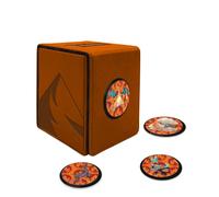 Ultra Pro - Serie de galerías: Abrasivo Summit Alcof Click para Pokémon, Proteger y guardar más de 100 tarjetas de manga doble, cierre magnético fuerte para la máxima seguridad, proteger