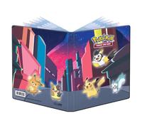 Ultra PRO - Serie Galería: Portafolio de 4 bolsillos para Pokémon ft. Pawmot, Pikachu, Morpeko, Emolga y Pachirisu, con capacidad para hasta 40 tarjetas de tamaño estándar o 80 de doble carga