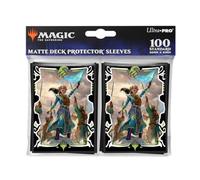 Ultra PRO - Tarkir Dragonstorm Eshki, Temur’s Roar (Temur Roar Commander Deck) 100ct Deck Protector Sleeves for Magic: The Gathering | Magic Gathering Accessories MTG Card Protection TCG Deck Sleeves
