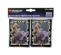 Ultra PRO - Tarkir Dragonstorm 100ct Fundas protectoras de cubierta Abzan Commander for Magic: The Gathering
