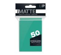 Ultra Pro Up-Standard Sleeves-Pro-Matte Mangas estándar, Unisex Adulto, Azul Turquesa, 66x91