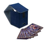 Ultra Pro - Vivid Alcove Flip Deck Box (azul) - Protege y almacena hasta 100 tar