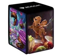 Ultra Pro - Wilds of Eldraine Alcove - Caja de cubierta abatible Food Fight for Magic: The Gathering, Protect & Store Commander MTG, almacenamiento de tarjetas coleccionables, tarjetas de tamaño
