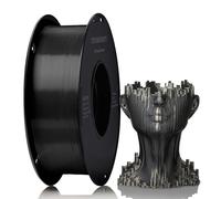 Ultra Silk+ PLA Filamento de 1,75 mm, filamento de impresora 3D, 1 kg, 1 bobina, hierro negro