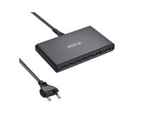 Ultra-Slim 455W GaN Desktop Charger 5C2A Multi-Port Fast Charging for Phones and Tablets for Various Devices EU PLUG