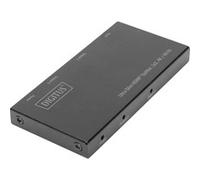 Ultra Slim HDMI Splitter, 1x2, 4K / 60 Hz, Splitter HDMI negro