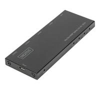 DIGITUS DS-45323 Divisor HDMI 1x4 - Entrada: 1 puerto/Salida: 4 puertos - UHD 4K/60 Hz HDTV: 4096 x 2160p - HDCP 2.2/1.4 - HDR, 3D, Deep Colour, protección ESD