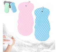 Ultra Soft Bath Body Shower Sponge, Super Soft Exfoliating BathSponge, Reusable Exfoliating Sponges for Body Dead Skin, Body Cleansing Tool (2PCS-A)