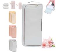 Ultra Space Saving Roll Up Self Compression Organizer, Large Capacity Blanket Storage Bags, Washable Compression Bag for Storage Comforter Blanket (Blue,Large)