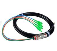 Ultra Spec Cable - SC/APC (4 Strand) Singlemode (9/125) Fibra óptica Impermeable Armored Splice Pigtail