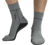 Cressi Ultra Stretch Neoprene Socks 1.5mm - Escarpines Neopreno Ultrastretch, Unisex-Adult Gris Logo Negro , M