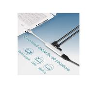 Ultra-thin 4-port USB hub (1 x USB 3.0 and 3 x USB 2.0), multi-port USB adapter for PC, laptop, MacBook, etc. - Silver