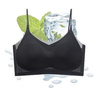 Ultra Thin Ice Silk Lifting Bra, Sujetador Ultrafino Seda Sin Costuras, Sujetador de Aire de Seda de Hielo para Mujer, Cómodo, Belleza, Espalda, Yoga, Gimnasio, Correr