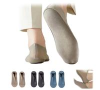 Ultra Thin Liner Non Slip No Show Socks,Breathable Invisible Ice Silk Mesh Socks,Ultra Low Cut No-show Sock for Flat & Loafer ，3D
