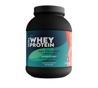 Ultra WHEY Protein | Recuperador Proteico con Base de Hidratos | Proteina de Suero de Leche en Polvo | Extra Colágeno + Magnesio | 1kg (Fresa)