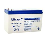 Ultracell 78246 - Válvula reguladora de Plomo ácido (VRLA) 7000 mAh, 12 V, batería Recargable, 12 V, Color Blanco