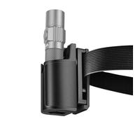 UltraFire Funda táctica giratoria para cinturón de servicio, soporte para linternas, adecuado para linternas de 1,06-1,18 pulgadas, para policía y aplicación de la ley