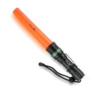 Ultrafire Linterna de Señal de 11 Pulgadas, Luz de Seguridad 250 Lúmenes, Linterna LED con Varita de Señal y 3 Modos Intermitentes, para Control de Tráfico, Estacionamiento, Campamento, Emergencias