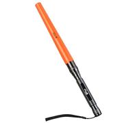 UltraFire Linterna LED de 18 pulgadas, barra de señal de 1300 lúmenes, 3 modos con luz roja intermitente, varilla naranja para aeropuerto, bomberos, dirección de coche, emergencia, WF-501D