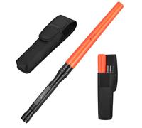 ULTRAFIRE - Linterna LED de señalización de 18 pulgadas con funda de cinturón, 1300 lúmenes, luz de seguridad, 3 modos incluyendo modo estroboscópico rojo - para circulación, aeropuerto, astillero