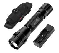 ULTRAFIRE Linterna táctica con funda, linterna LED de modo único de 1000 lúmenes con bolsa para cinturón, linterna EDC pequeña y brillante, T1