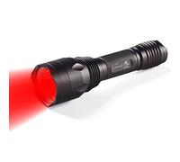 Ultrafire Linternas LED Luz Roja Linterna Caza H-R3,283 Lumens Linterna Tactica Profesional 630 nm de Longitud de onda,Linternas Potentes IPX-6 Impermeable