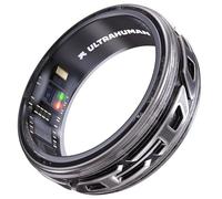 ULTRAHUMAN Diesel Ring | Moda del Futuro | Diseño Industrial y Rendimiento | Talla Primero | Anillo Rastreador Inteligente para Hombres y Mujeres | Análisis de Salud | (Phantom, 8)