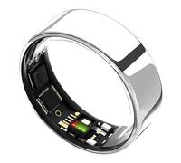 ULTRAHUMAN Ring Air: Rastreador de sueño y Actividad física, Anillo Inteligente para Mujeres y Hombres, Sin Tarifa de aplicación para Funciones estándar, 8, Plata Espacial
