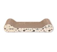 ULTRALARK Cat Scratcher Box with Scratching Board，42 * 28cm 5 PCS Reversible Cat Scratch Pad，Corrugated Scratch Bed for Indoor Kitty， (marrón 1PC, 41 x 24 x 7cm 1PC)
