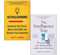 Ultralearning de Scott H. Young y The Intelligence Trap de David Robson Colección de 2 libros