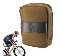 Ultraleichte Fahrrad-Satteltasche - Sicherheit Durch Reflektierendes Material | Kompakte Sattelstützentasche Mit 0,35 L Volumen Und Netzinnenfächern | Für Rennräder Alltagsfahrräder, Einfache Klebebe