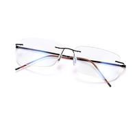 Ultraligera Sin Montura Gafas De Lectura Progresivo Multifocales Gafas De Ordenador Presbicia Progresivas De Enfoque Múltiple Zoom Inteligente Anti Bloqueo De luz azul Lectores para Hombres Mujeres