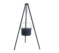 Ultralight Goulash Kettle Tripod with Cauldron for Camping Portable Stove Rack and Tripod Set