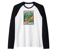 Ultramarathon Trail Running Suffer The Distance Camiseta Manga Raglan