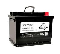 Ultramax 12V 60Ah 640 CCA START STOP ADVANCED AGM/AGM PLUS EFB CAR Battery Type 027, YBX9027 Yuasa