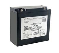 Ultramax LI22-12, batería de fosfato de hierro y litio LiFePO4 de 12 V 22 Ah, cargador incluido