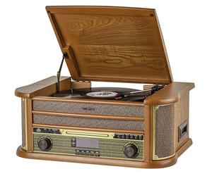 Ultramedia Gmbh & Co. Handels Reflexion Hif2002dab RetrO-Hifi Anlage PlatteN-/kassetenspieler,bt,cd/mp3,dab+ 1