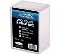 UltraPro 81148 - Caja para cartas 250 cartas coleccionables (2 unidades), transparente