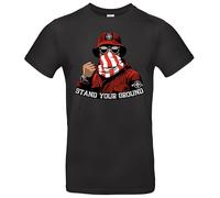 Ultras Stand Your Ground Ultras Hools Hooligans - Camiseta para hombre, Negro , L