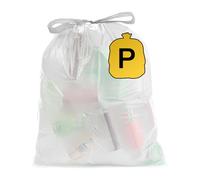 Ultrasac Bolsas de basura blancas con cordón de 13 galones, 1.2 mil, 24.2 x 31.5 pulgadas, paquete de 120 unidades, se adapta a Simplehuman P