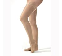 Ultrasheer de mujer 20-30 mmHg muslo alto soporte firme calcet¨ªn con encaje superior de silicona Tama?o de la banda: medio, color: Espresso