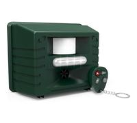 Ultrasonic Animal Repellent with Motion Detector, Waterproof Cat Fox Repeller, Dog Rabbit Rat Deterrent, UK Plug