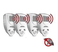 Ultrasonic Bat Repellent Pack Of 4 - Get Rid Of Bats In 72 Hours