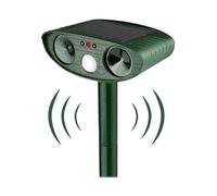 Ultrasonic Cat Repeller, Solar Powered Cat Repeller, Ultrasonic Rodent Repellent with Motion Sensor