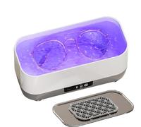 Ultrasonic Cleaner, Jewelry Retainer Cleaner, Ultrasonic Cleaning Machine, 360° Degree Cleaner, Household Ultrasonic Cleaner Sturdy ABS 21x9.7x8.3cm/8.27x3.82x3.27 Inches Glasses Cleaning Device